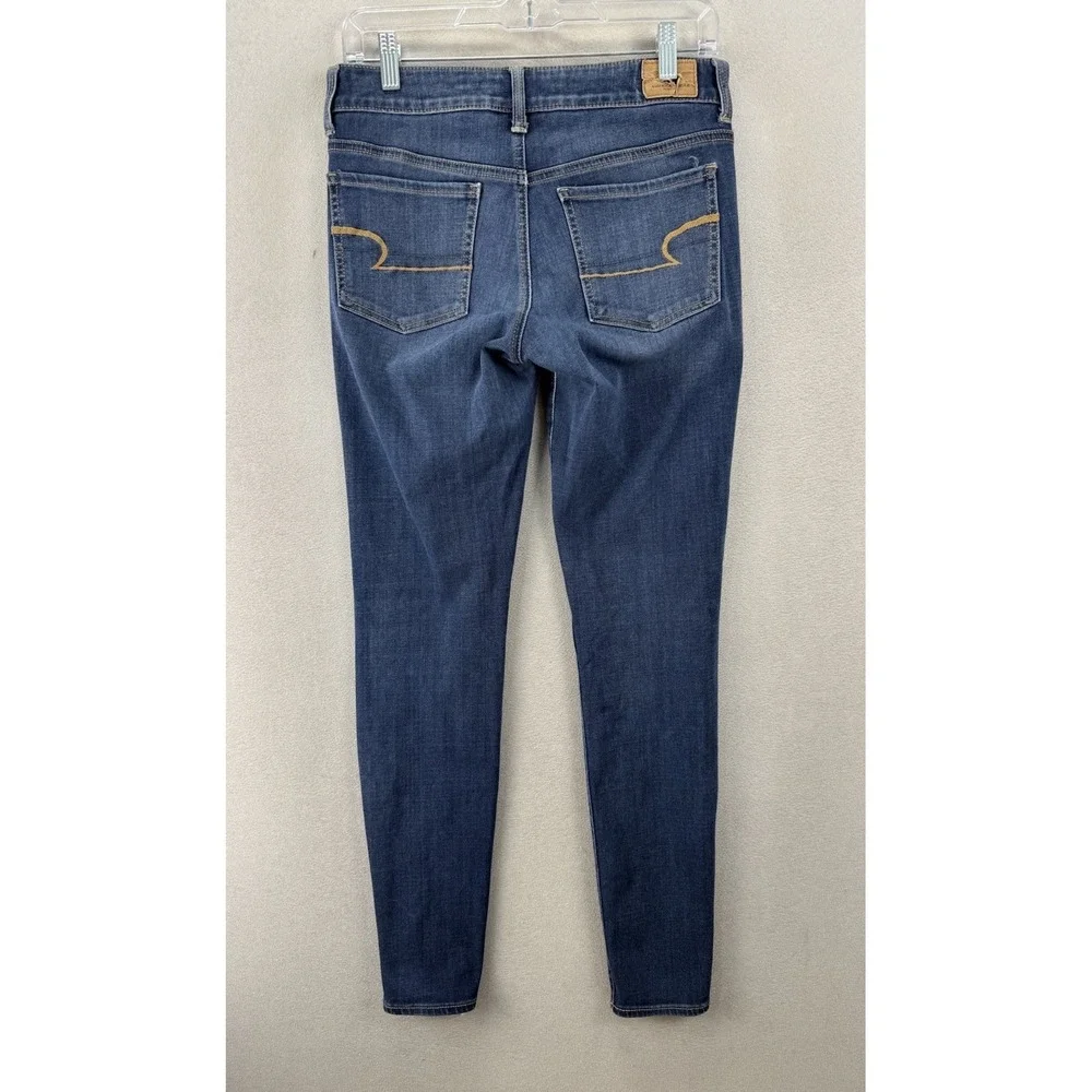 American Eagle Size 6 Long Super Stretch X Jegging Mid Rise Skinny Jeans